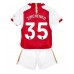 Billige Arsenal Oleksandr Zinchenko #35 Børnetøj Hjemmebanetrøje til baby 2023-24 Kortærmet (+ korte bukser)